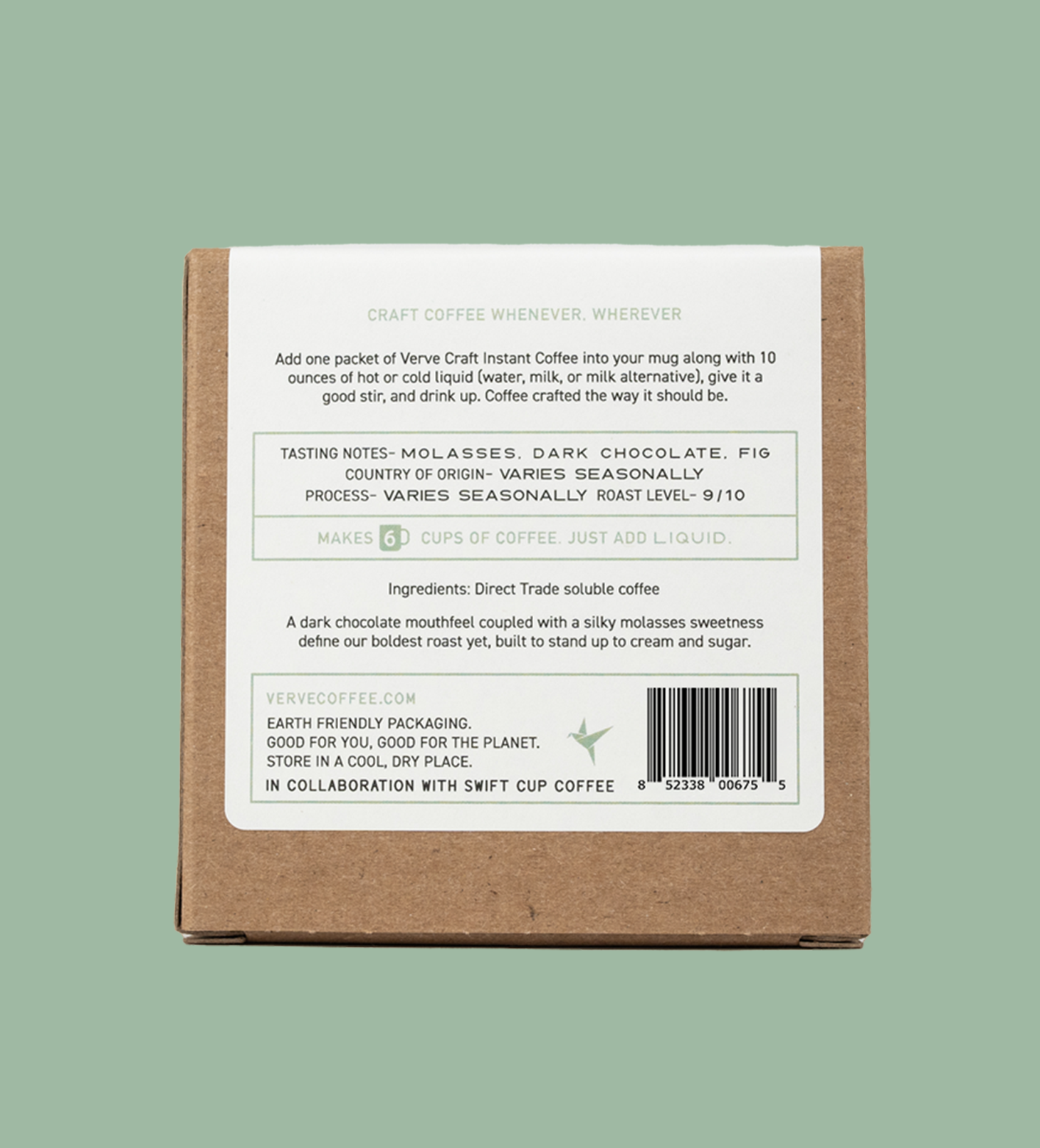 Bronson French Roast Craft Instant Coffee 6 Pack - Image 2