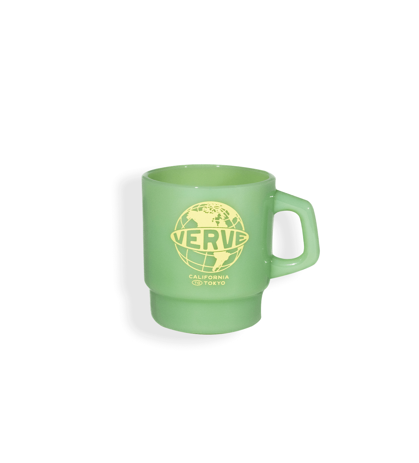 Jet Set Milk Glass